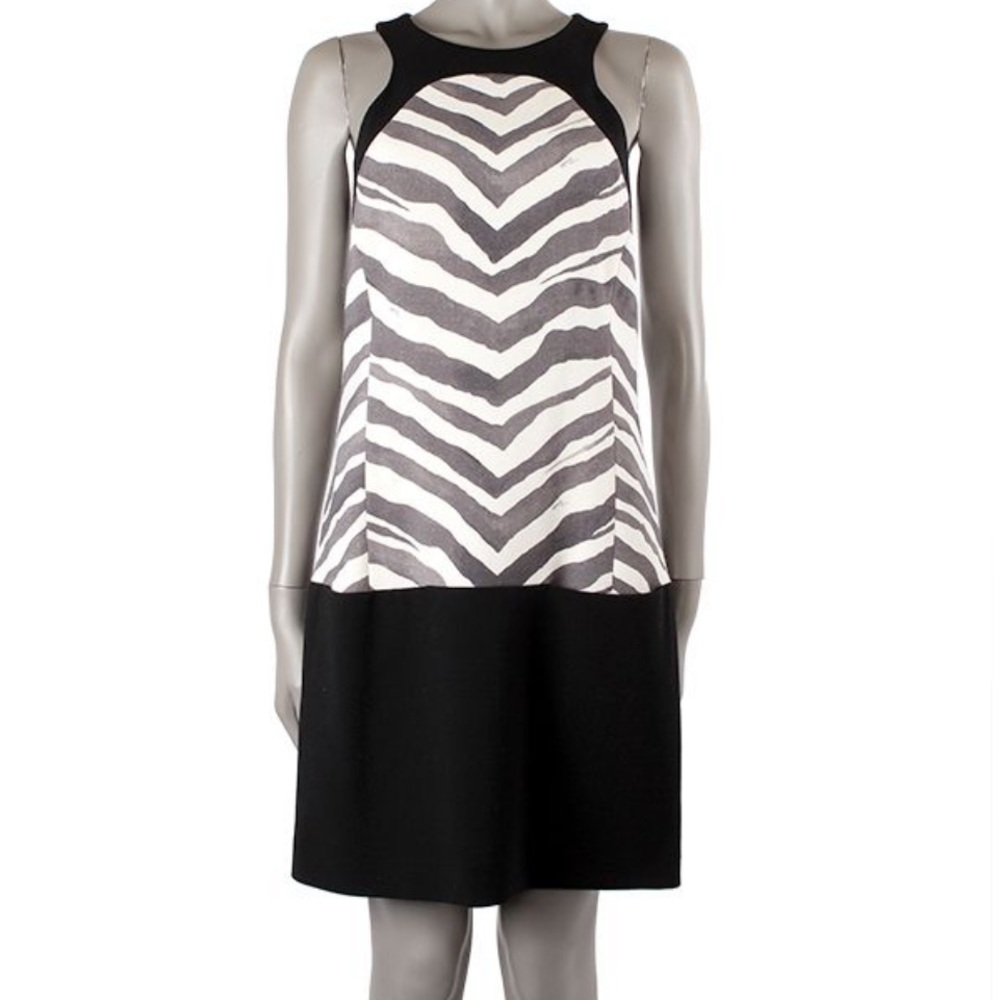 Emilio Pucci Zebra-Print Shift Dress size 2/4 UK 6